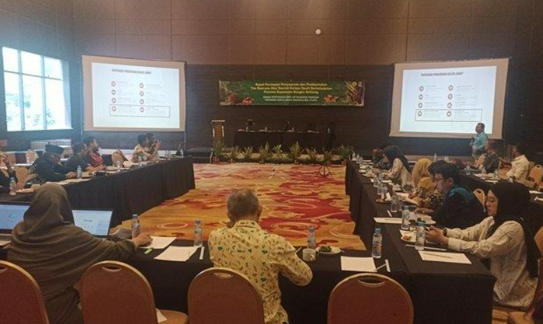 Rapat Aksi Daerah Sawit Berkelanjutan Bersama DPKP Babel, Bahas Peningkatan ISPO Sawit